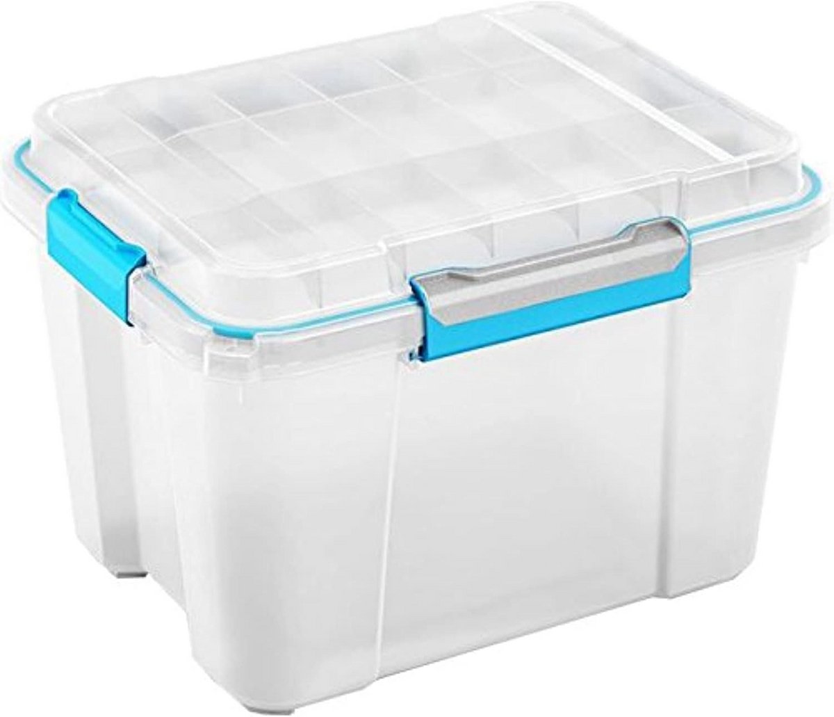 Waterdichte Opbergbox met Wielen - 45 Liter Opslagbox voor Buiten en Binnen