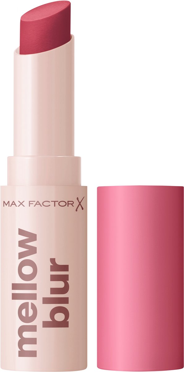 Max Factor 2000 Calorie Mellow Blur, 020 Raspberry Rush, Lipstick, zacht-vervagend, onmiddellijk vervagend effect, voor kussenzachte lippen, in meerdere laagjes aan te brengen, zacht-mat pigment, 3,5 g