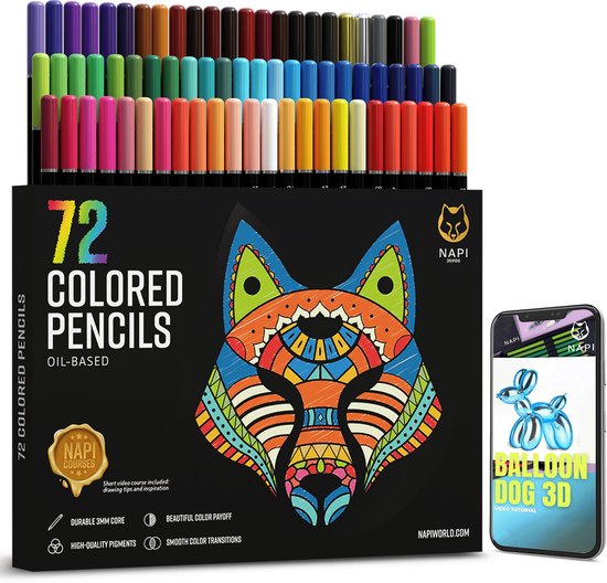 NAPI 72 Kleurpotloden Incl. Video Cursus