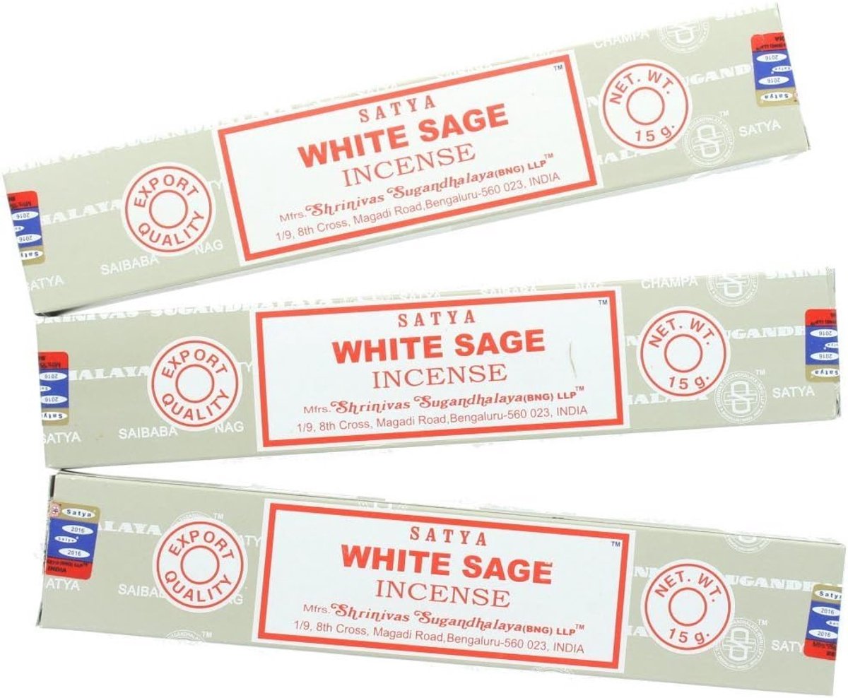 Satya Wierook Witte Salie (3 pakjes)