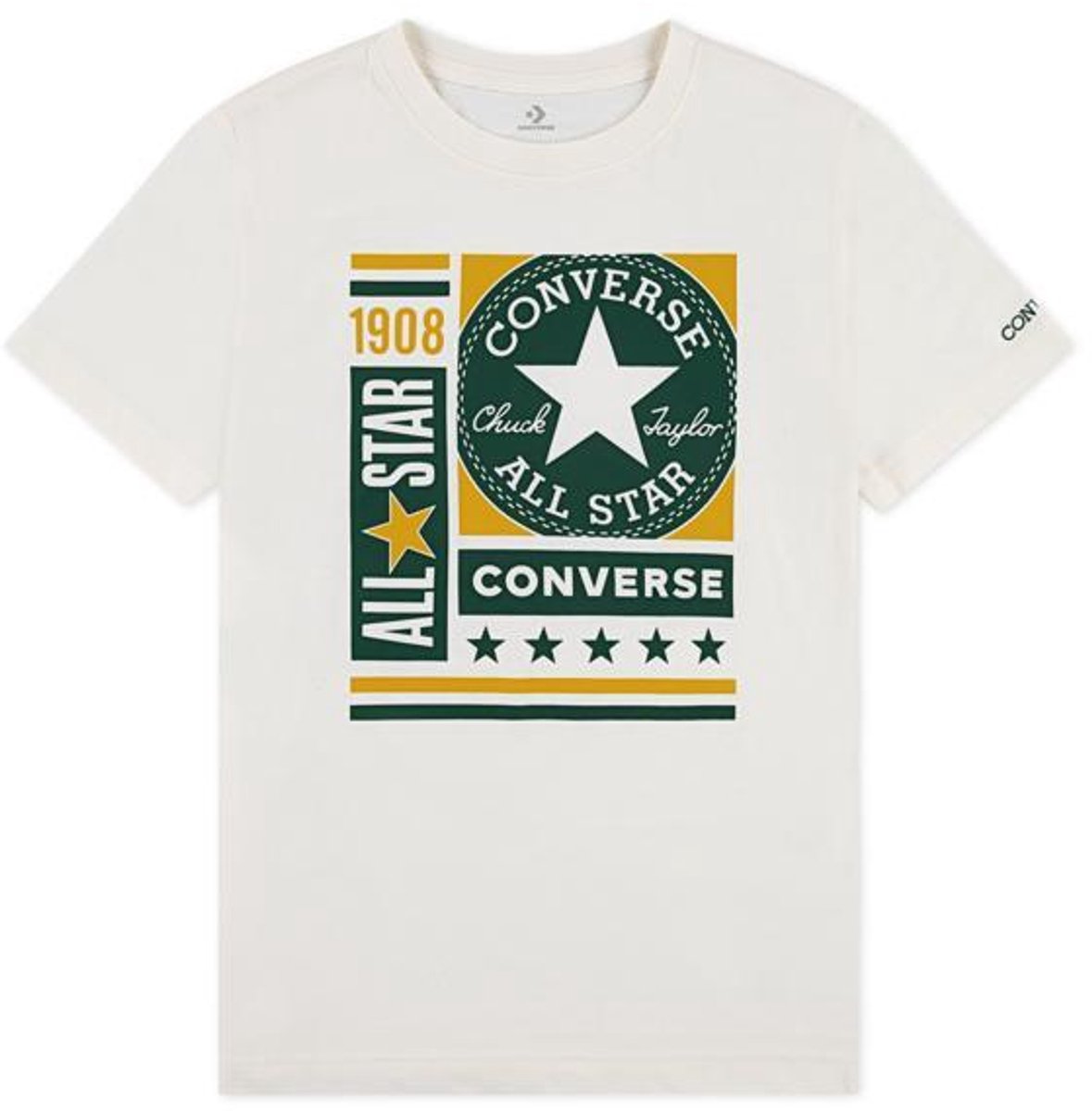 Kinder-T-shirt Converse CNVB Ctp Blocks Logo Aigrette