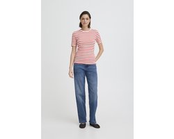 Ichi IHMIRA SS3 Dames T-shirt - TEABERRY / CLOUD DANCER