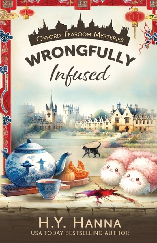 Oxford Tearoom Mysteries- Wrongfully Infused - cover