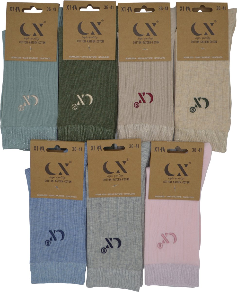 INTERSOCKS-DAMESSOKKEN-FANTASIE-10PAAR-COMBO 3- ONE SIZE-FRISSE KLEUREN