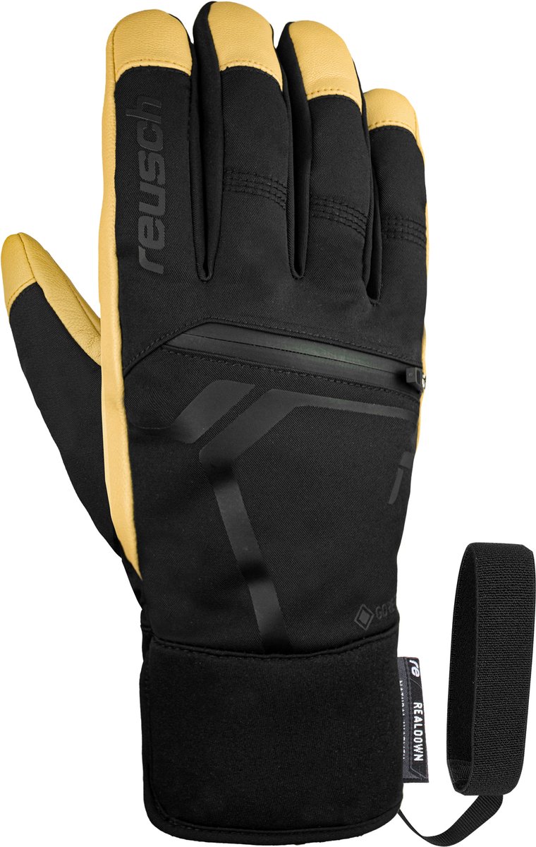 Skihandschoenen Reusch Down Spirit Gore-Tex SC Zwart