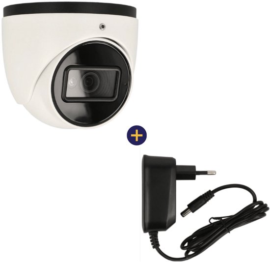 CVI Digitale Coax Camera - met Power Adapter - Eyeball - A-4N1-T50F - 5MP vaste lens van Merkloos — afbeelding 2