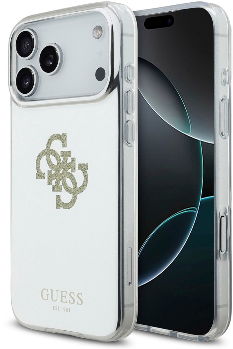 Guess Back cover voor Apple iPhone 17 Pro Max in de kleur Gold