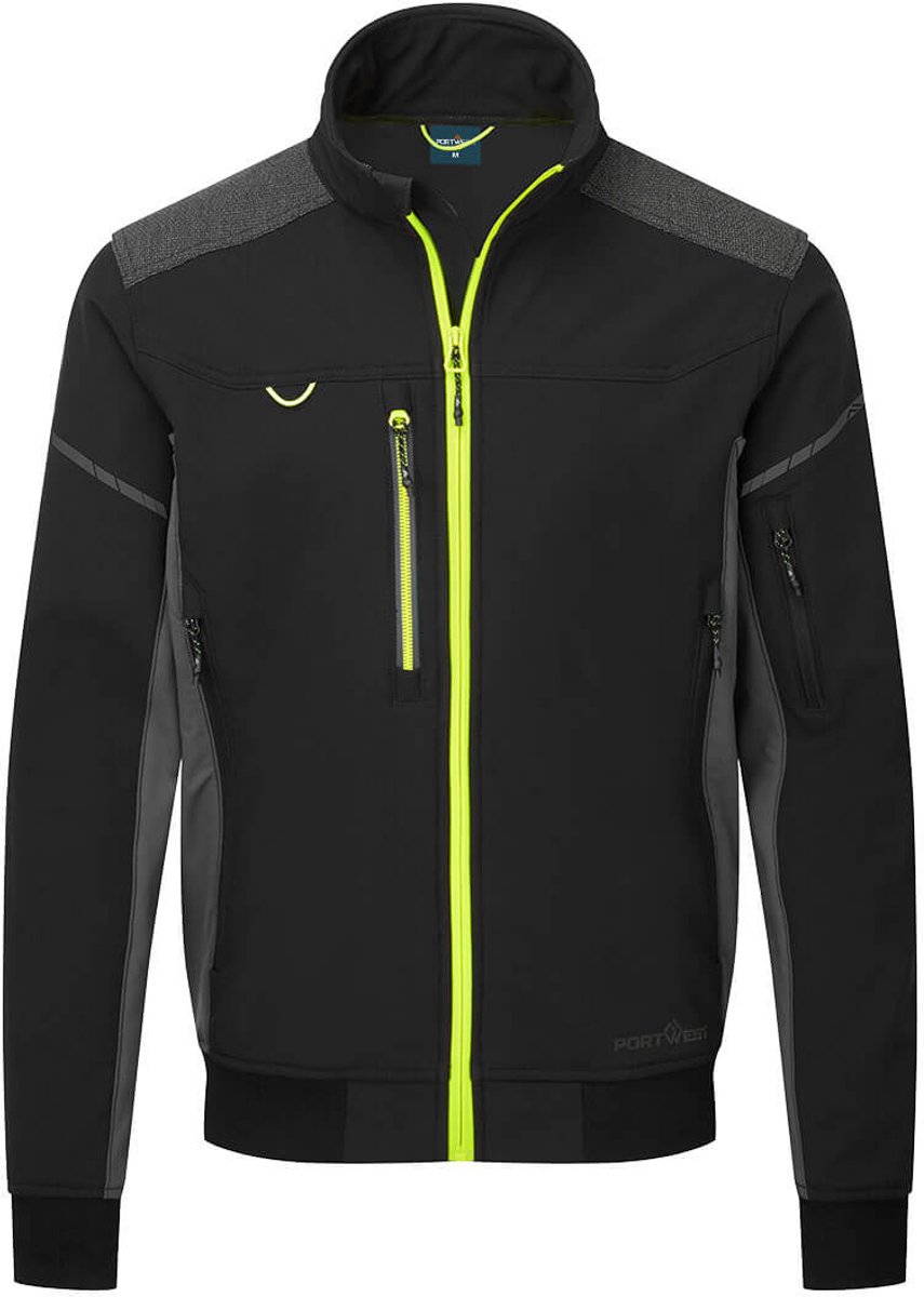 Portwest EV4 Softshell Bodywarmer (3L) EV464 - Zwart Lang - XXL