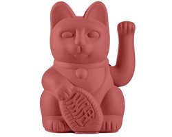 Donkey Wuivende Kat Lucky Cat Maneki-Neko Berry Red