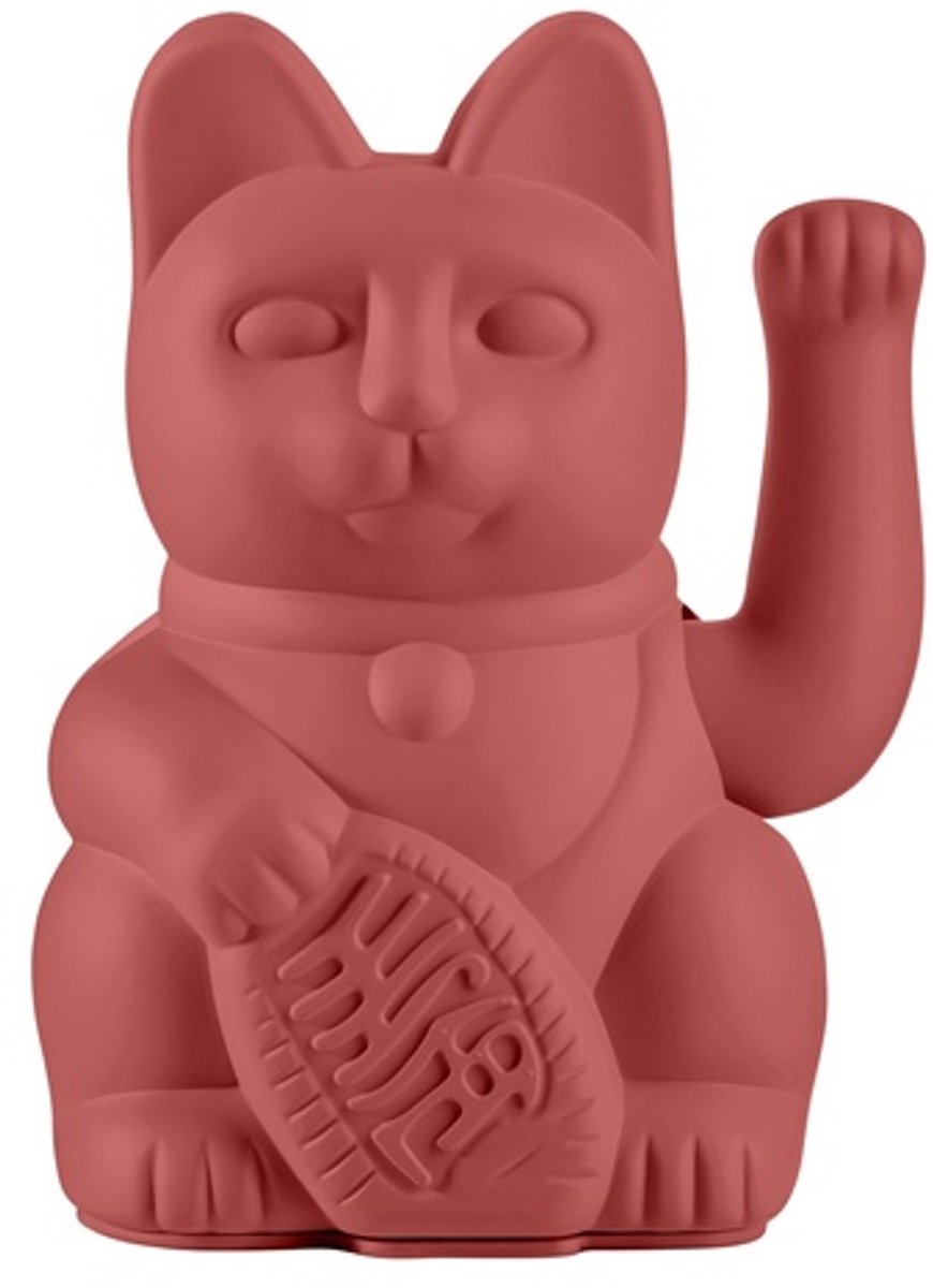 Donkey Wuivende Kat Lucky Cat Maneki-Neko Berry Red