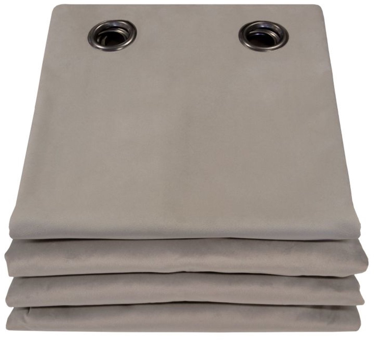 Moondream DecibelControl™4in1 Geluidsisolerend kamerschermgordijn | Thermisch | Verduisterend | Isolerend | Gepatenteerde Technologie | EU-fabricaat | Fluweel | Oogjes | Grijs MC740 | 135x250 (BxH) cm