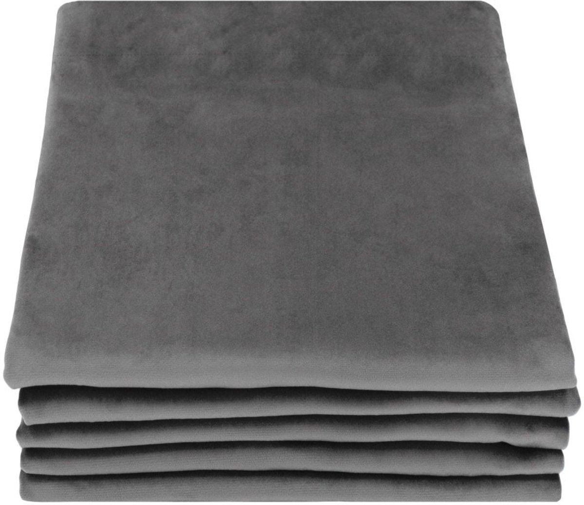 Moondream DecibelControl™ 3in1 Geluidsisolerend gordijn | Thermo Winter+Zomer | 100% Verduisterend | Gepatenteerde Technologie | EU-fabricaat | Fluweel | Plooiband | Grijs MC09 | 130 x 260 (BxH) cm