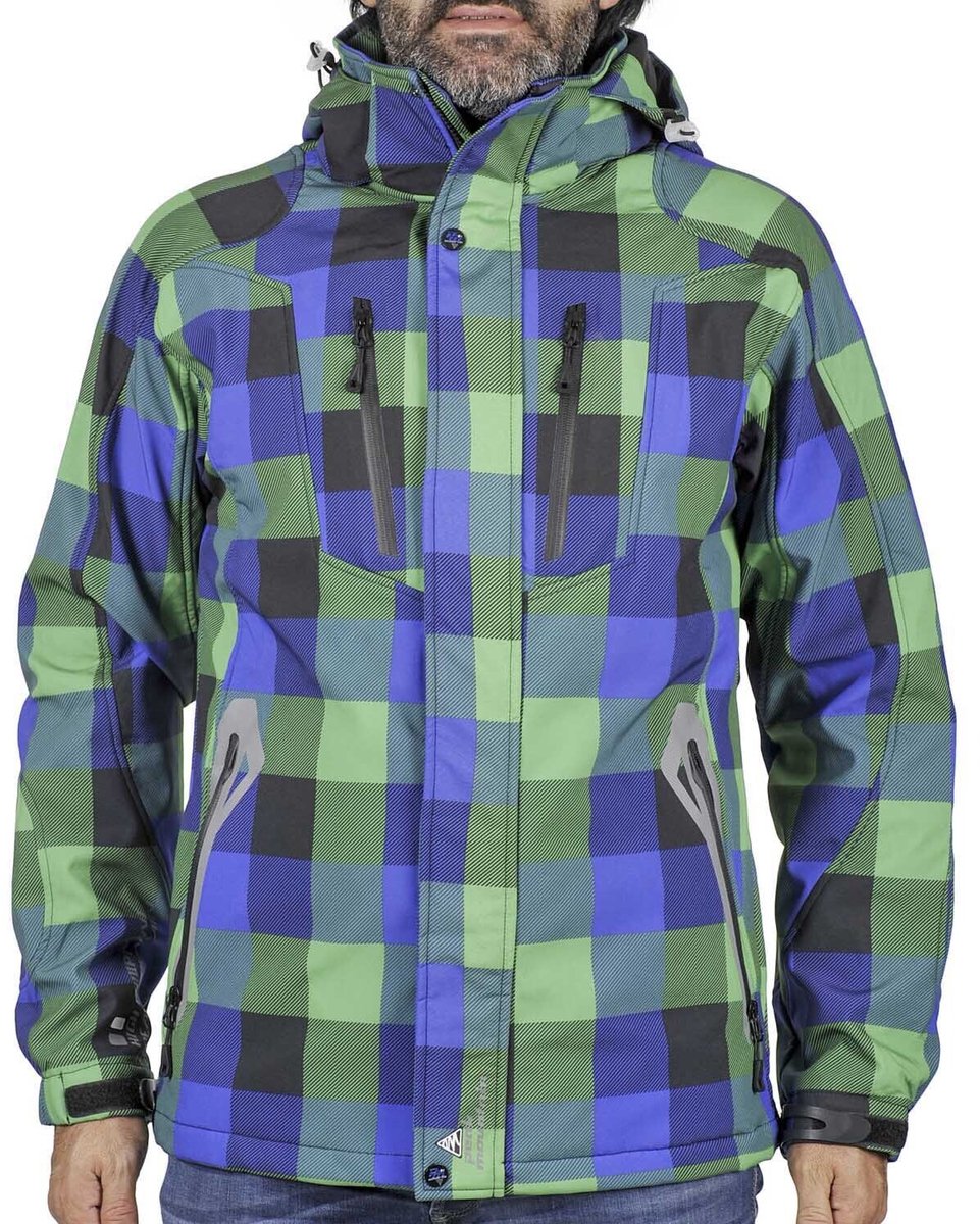 Softshell jas Peak Mountain Cina Groen