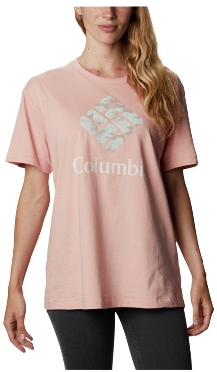 Dames-T-shirt Columbia Park Relaxed Blauw
