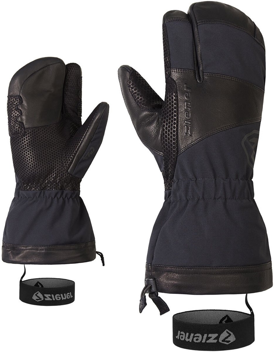 Alpine skihandschoenen Ziener Gorius AW Lobster Zwart
