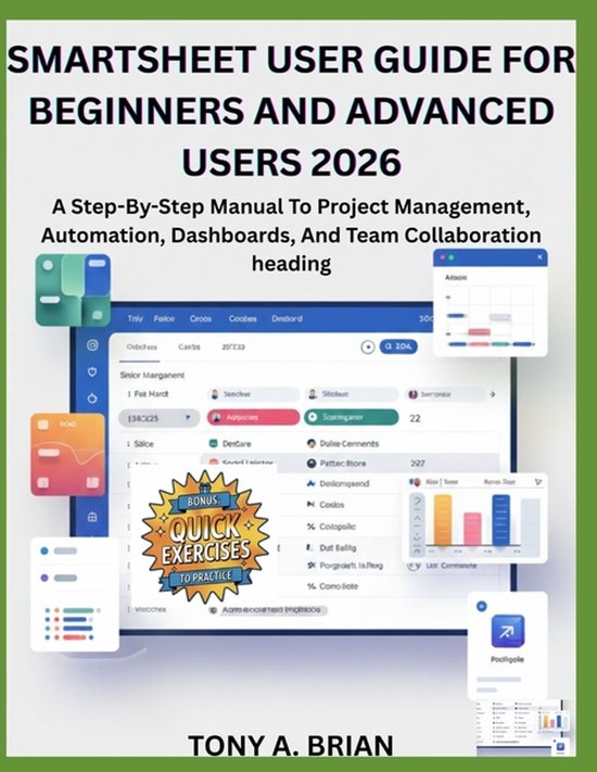 Smartsheet User Guide for Beginners and Advanced Users 2026 - cover