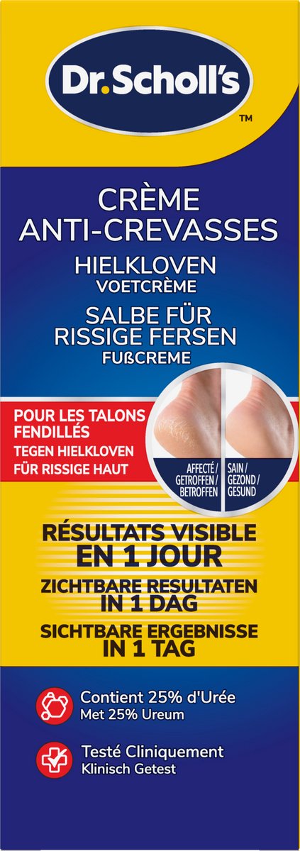 Beste Voetencrème 2026 Dr. Scholl's Hielkloven Crème K+