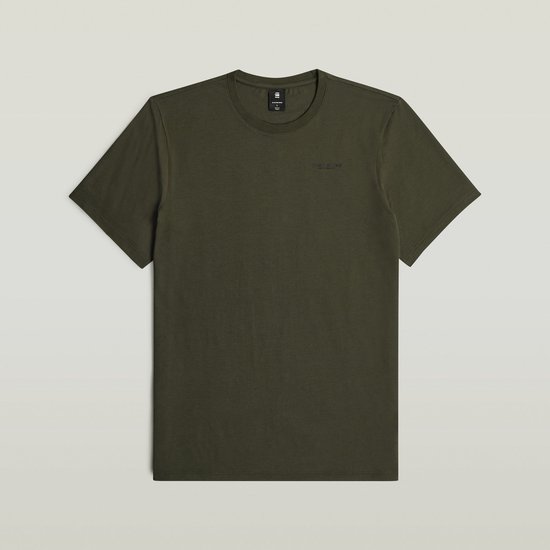G-Star Raw Slim Base R T S\s Polo's & T-shirts Heren - Polo shirt - Donkergroen - Maat XL