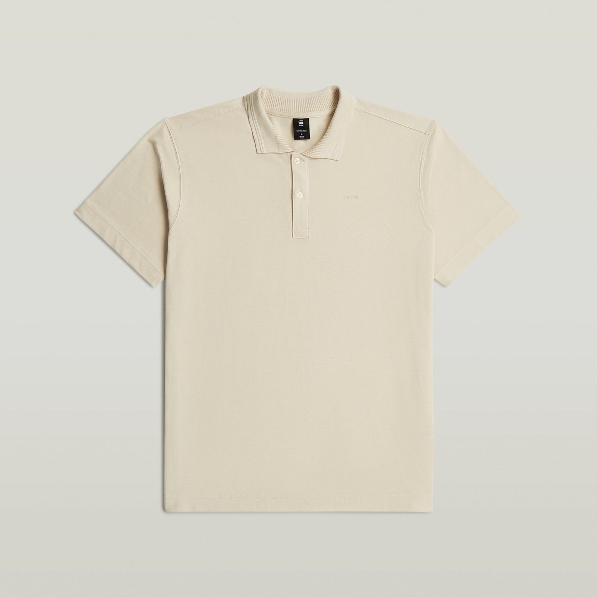 G-Star Raw Core Regular Polo Polo’s & T-shirts Heren Polo shirt Ecru Creme