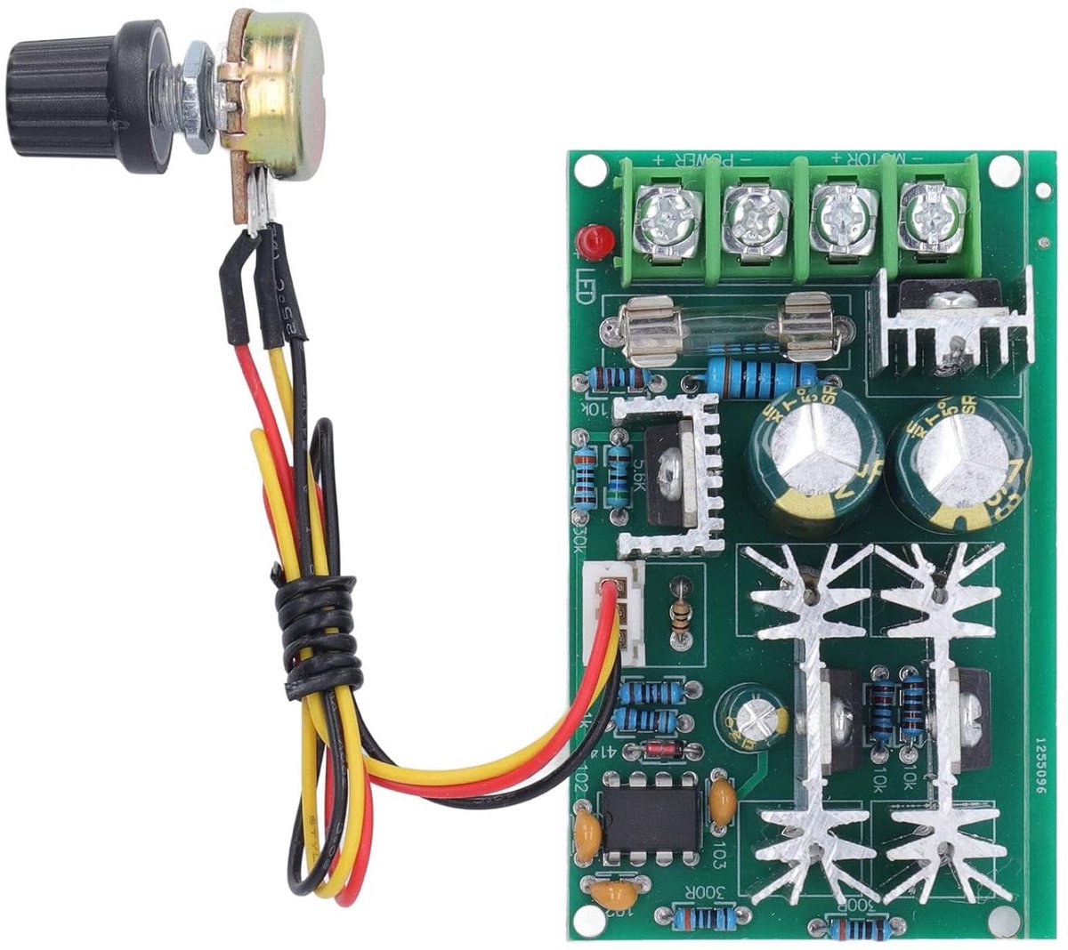 DC Motor Snelheidsregelaar 20A PWM Stroomregelaar Module 12V tot 48V