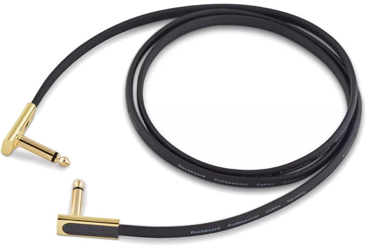 RockBoard Gold Series Flat Patch Cable zwart 1.2 m