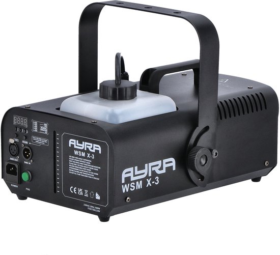 Ayra Rookmachine Ayra WSM X-3 Rookmachine - 1500W Smoke Machine met Afstandsbediening | bol