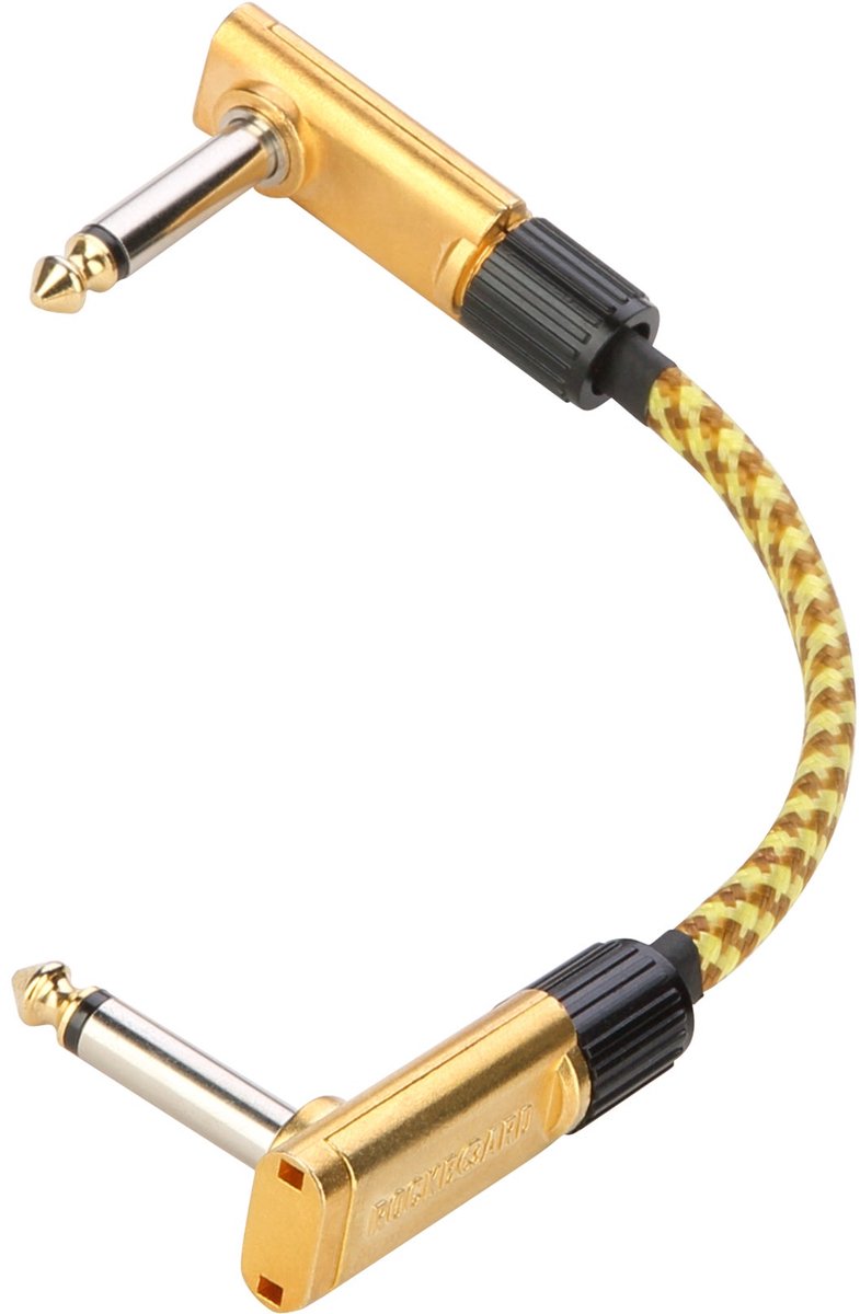 RockBoard Tweed Series Flat Patch Cable Vintage 10 cm