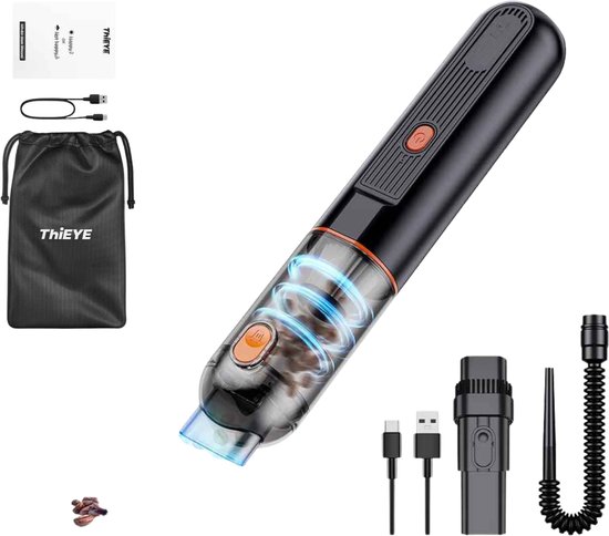 ElevateCommerce Draadloze Auto Stofzuiger 6500Pa 2-in-1 - ElevateCommerce - €65,50