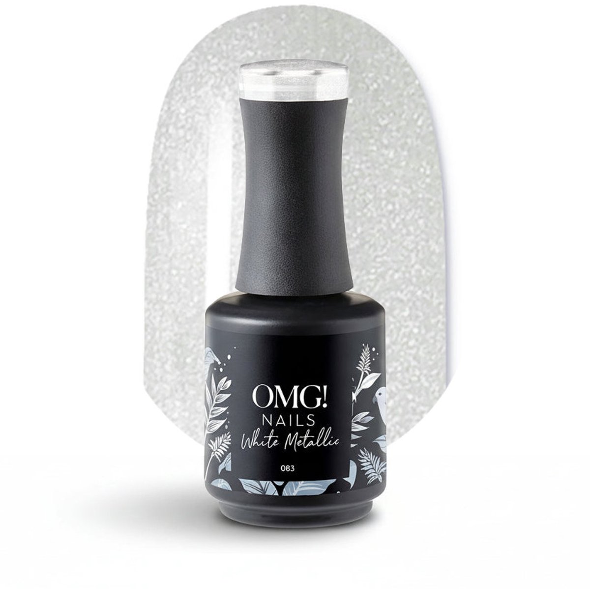 Limea OMG Gellak 083 White Metallic 15ml - Gel nagellak - Witte Gel lak - OMG nails