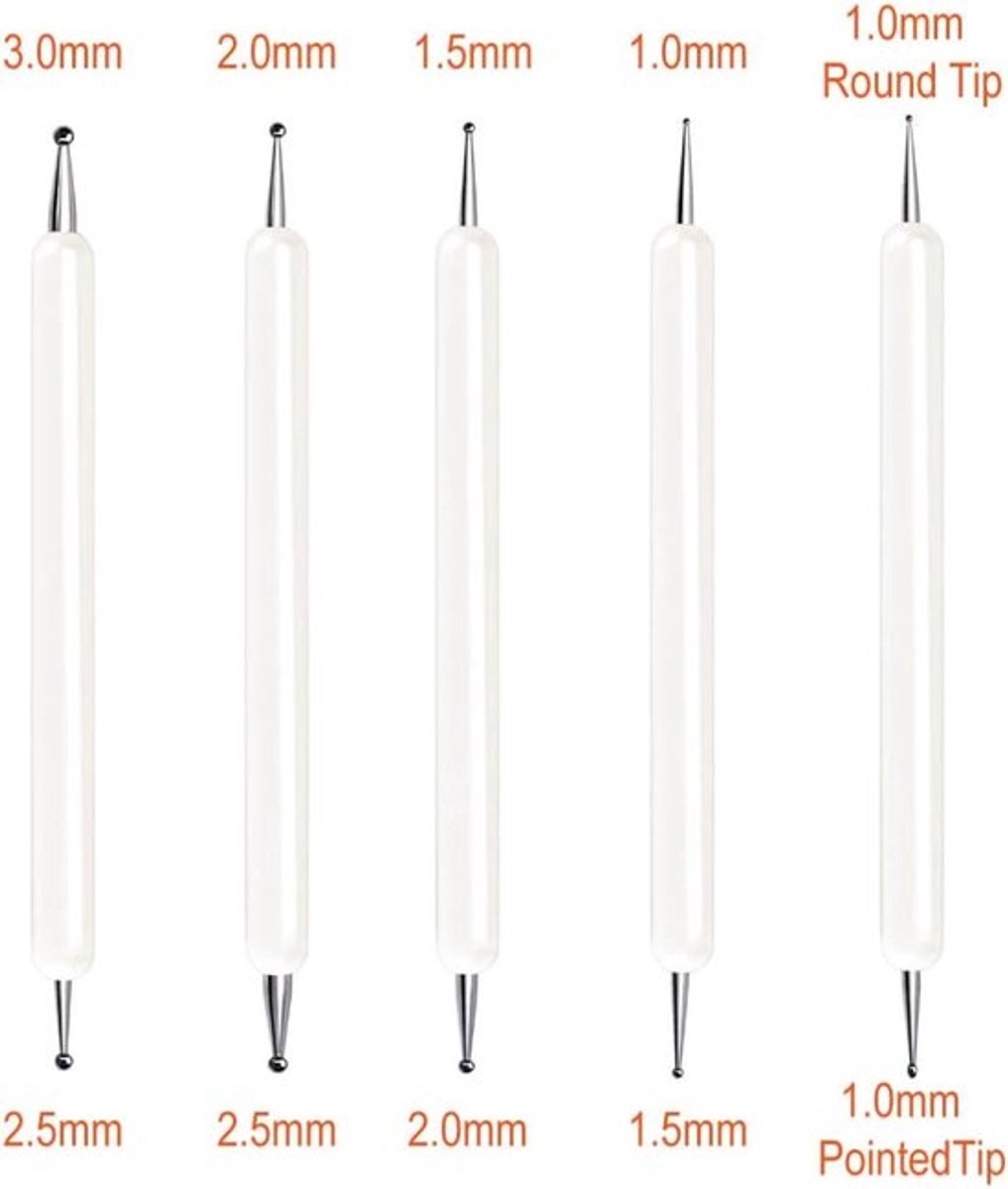 Candala Stuks Embossing - 5 stuks - Stuks - Embossing - Stylus