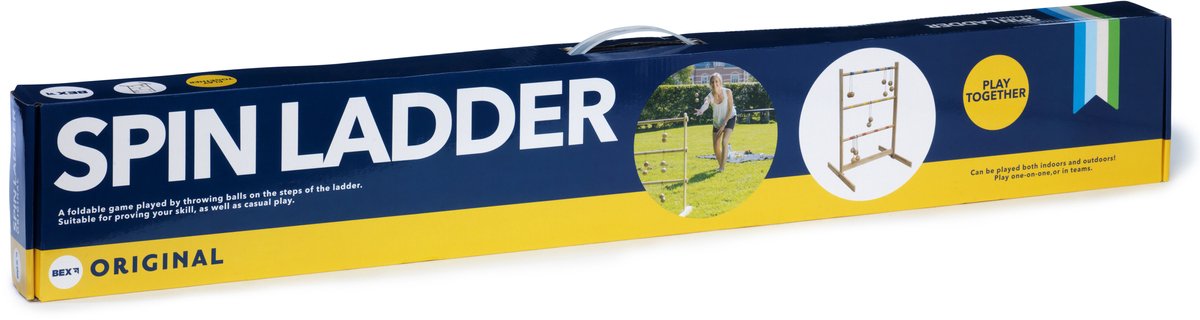 Bex Spin Ladder Original – Ladder Toss Werpspel – Houten Buitenspel Van Rubberhout – Inclusief 6 Touwballen – Complete Set – Vanaf 8 Jaar — afbeelding 11