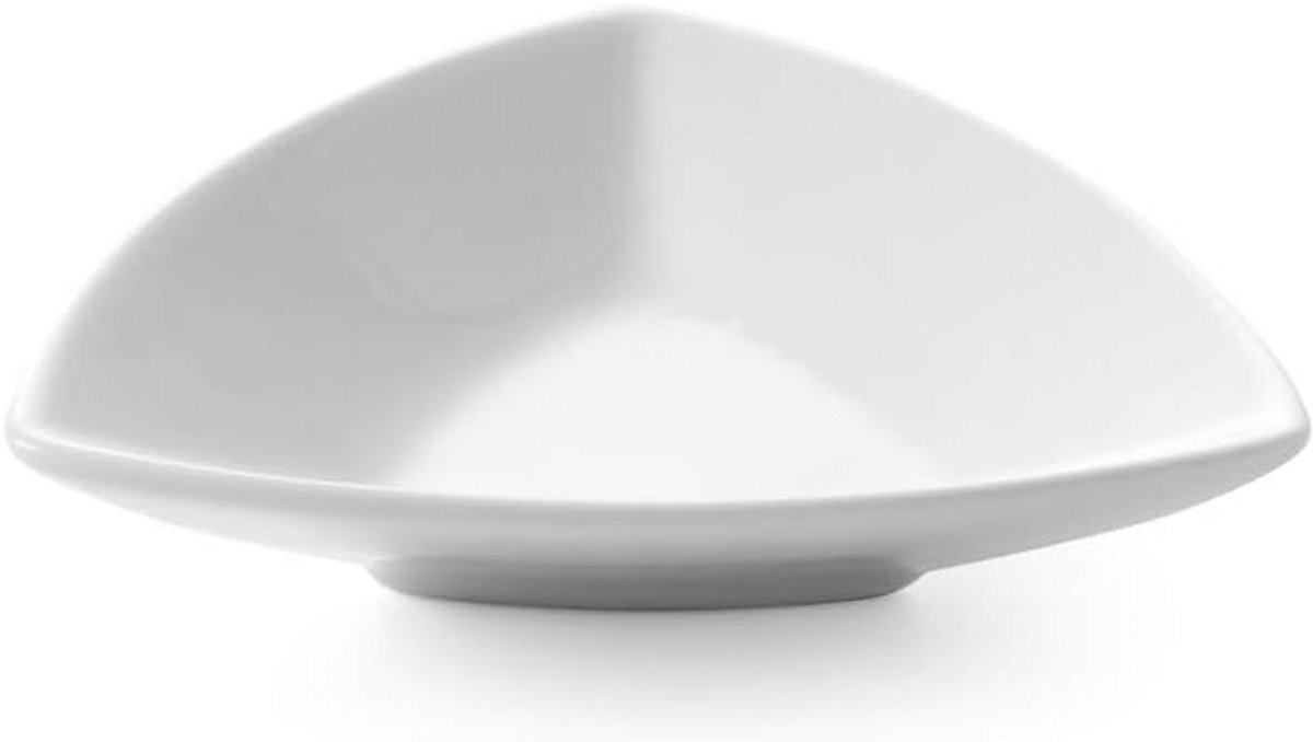 Porseleinen Tapasschaal Triangel Vormig voor Aperitief