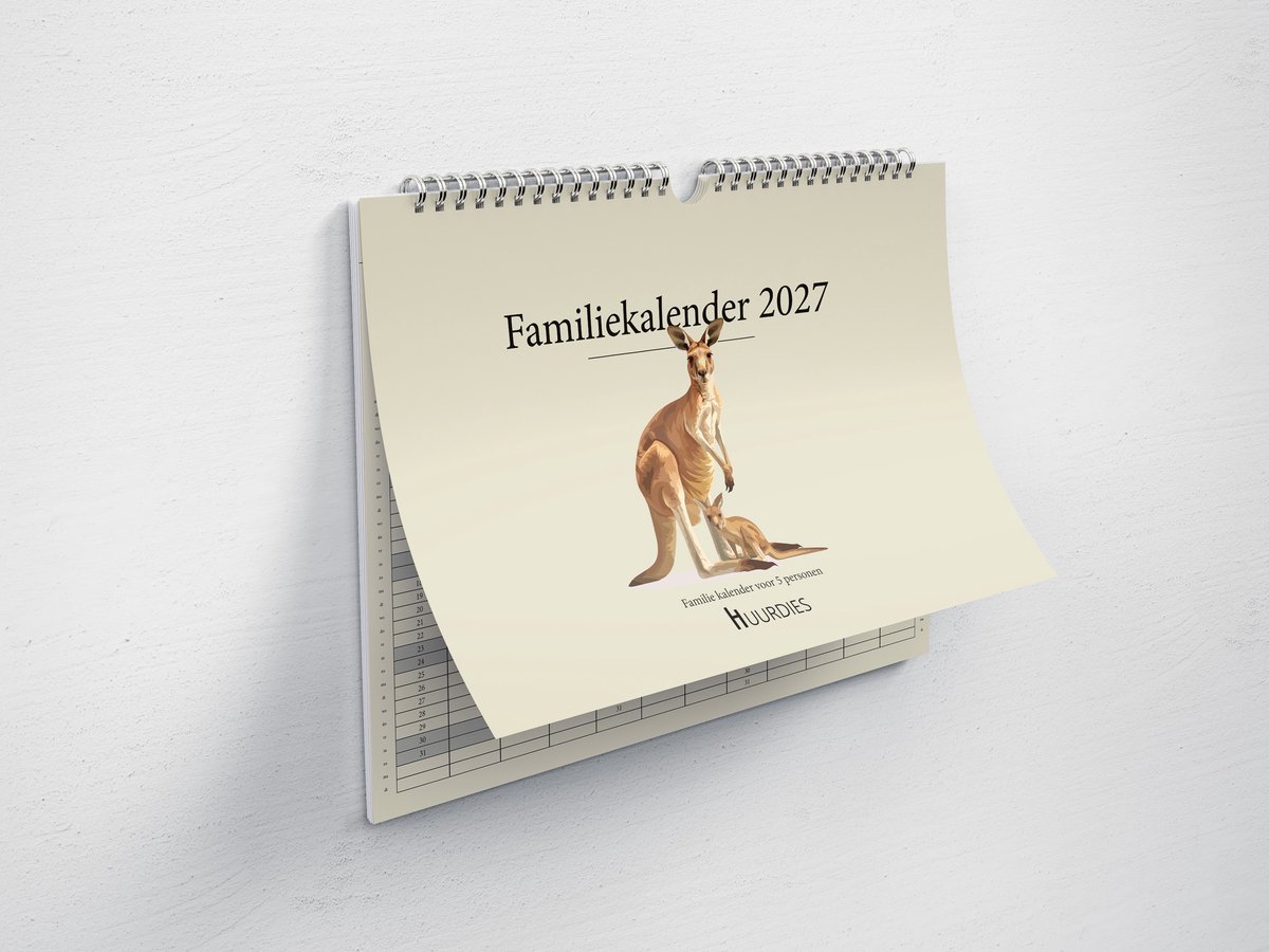 Huurdies® Kalender - A3
