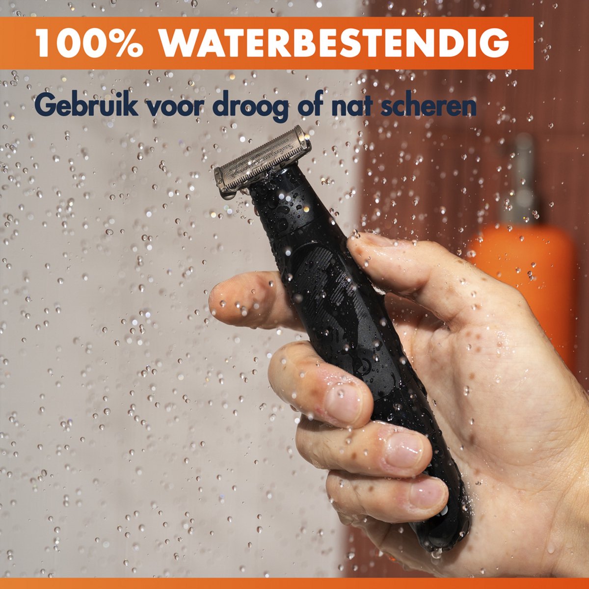 Gillette Fusion One - Trimmer with One Blade - Hybrid Baardtrimmer en Scheerapparaat - Voor Gezicht en Lichaam thumbnail 6
