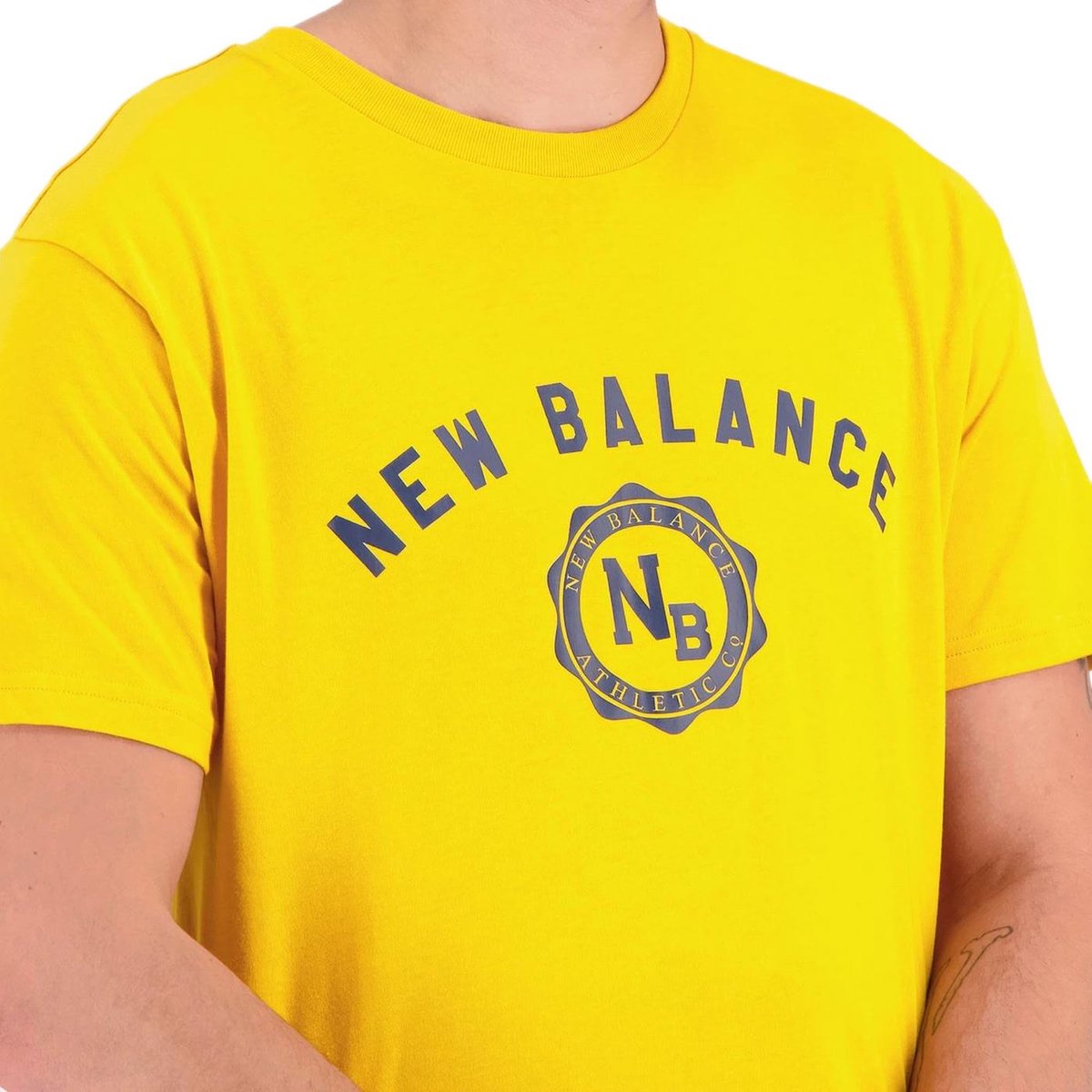NEW BALANCE T-shirt Mannen S Veelkleurig