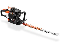 FUXTEC Benzine Heggenschaar FX-MH123ECO – 60 cm Meslengte – 56 cm Snijlengte – Professionele Geharde Stalen Messen – Centrifugaalkoppeling – Ergonomische 90° Handgreep
