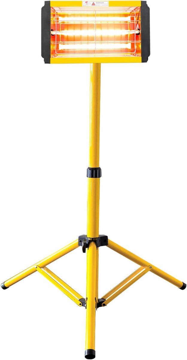 Infrarood Lakdroger met Standaard en Timer - Krachtige 1000W Korte Golf Straler