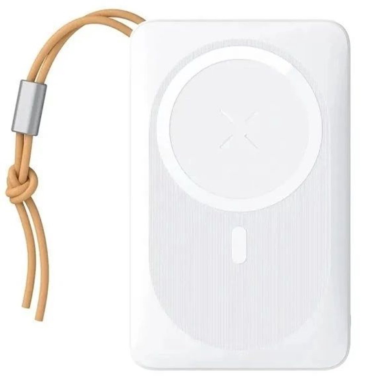 Veger Powerbank - MagOn - W1151 - 10.000 mAh - 22.5 Watt - MagSafe - USB-C - Lightning - Wit