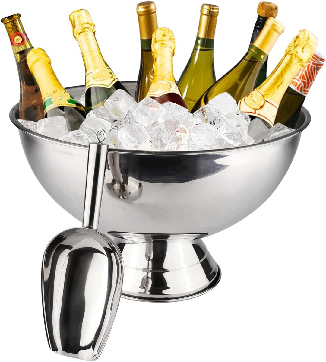 Grote Champagne- en IJsemmer RVS voor Feesten en Vieringen