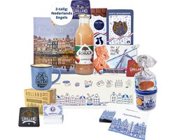 Holland Pakket - Welcome to Holland - Welkom in Nederland - Giftset Holland - Verrassingspakket - Geschenkpakket - Pakket met diverse Hollandse cadeautjes en lekkernijen