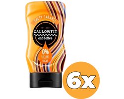 6x Callowfit Salty Caramel Sauce (300 ml)