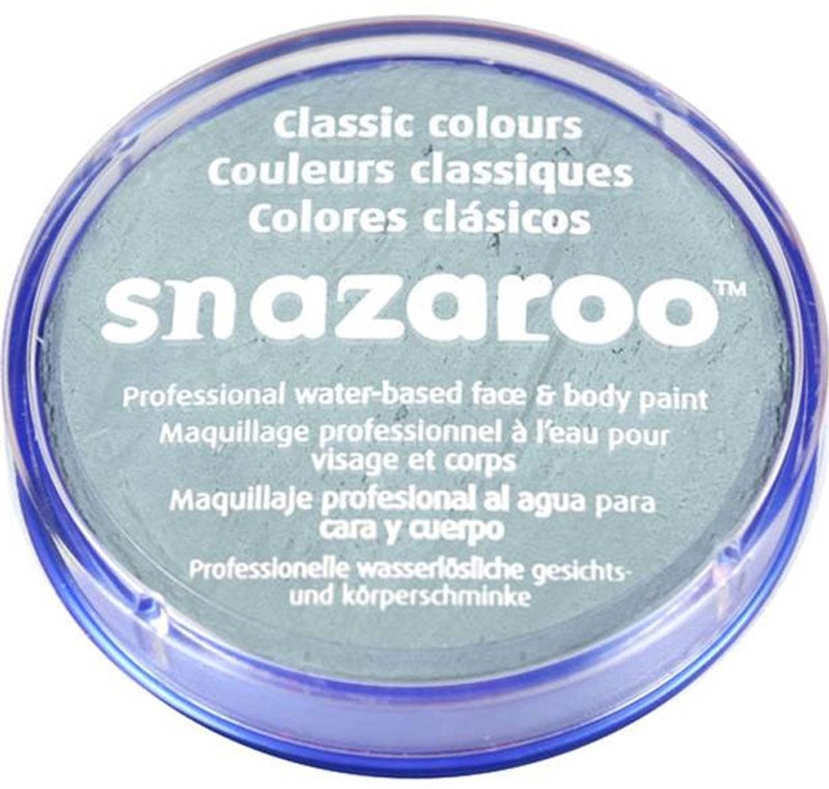 Snazaroo 1118222 - Light Grey - 18ml Aqua Schmink & Kinderschmink voor Kinderen en Volwassenen