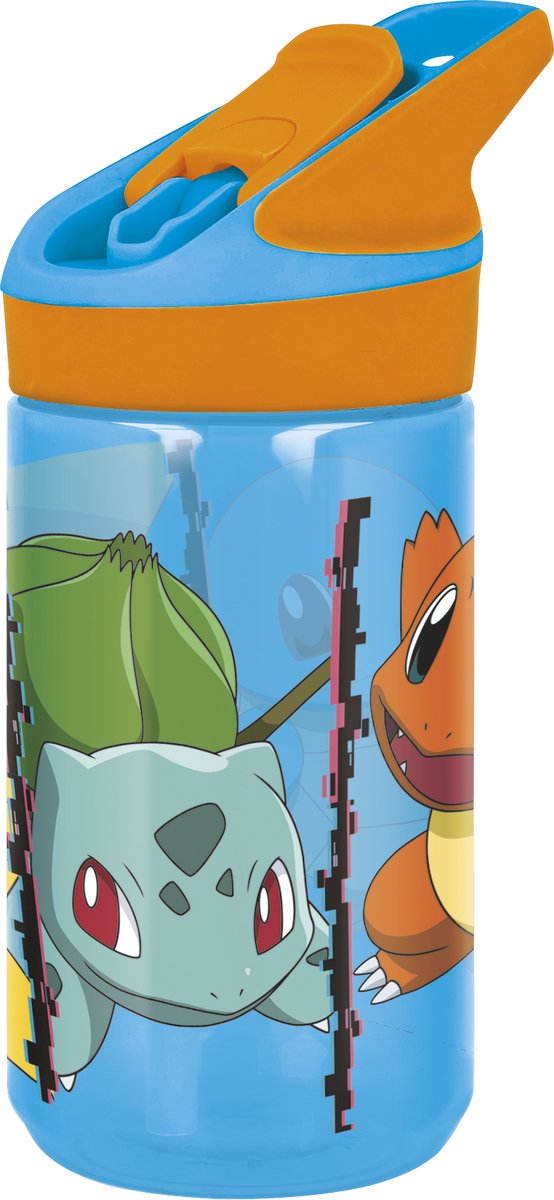 Pokémon Tritan drinkfles / waterfles 480 ml - 18 cm hoog
