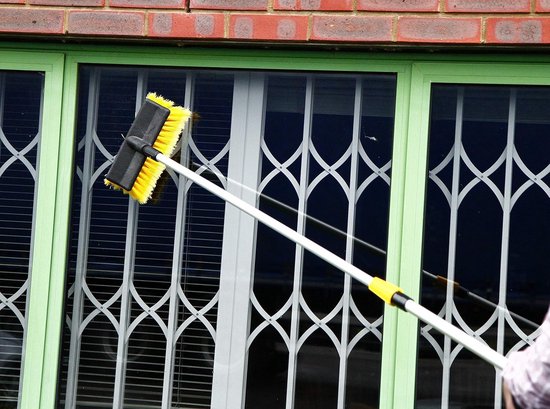 Telescopische Wasborstel met Wateraansluiting 2 Meter — afbeelding 3