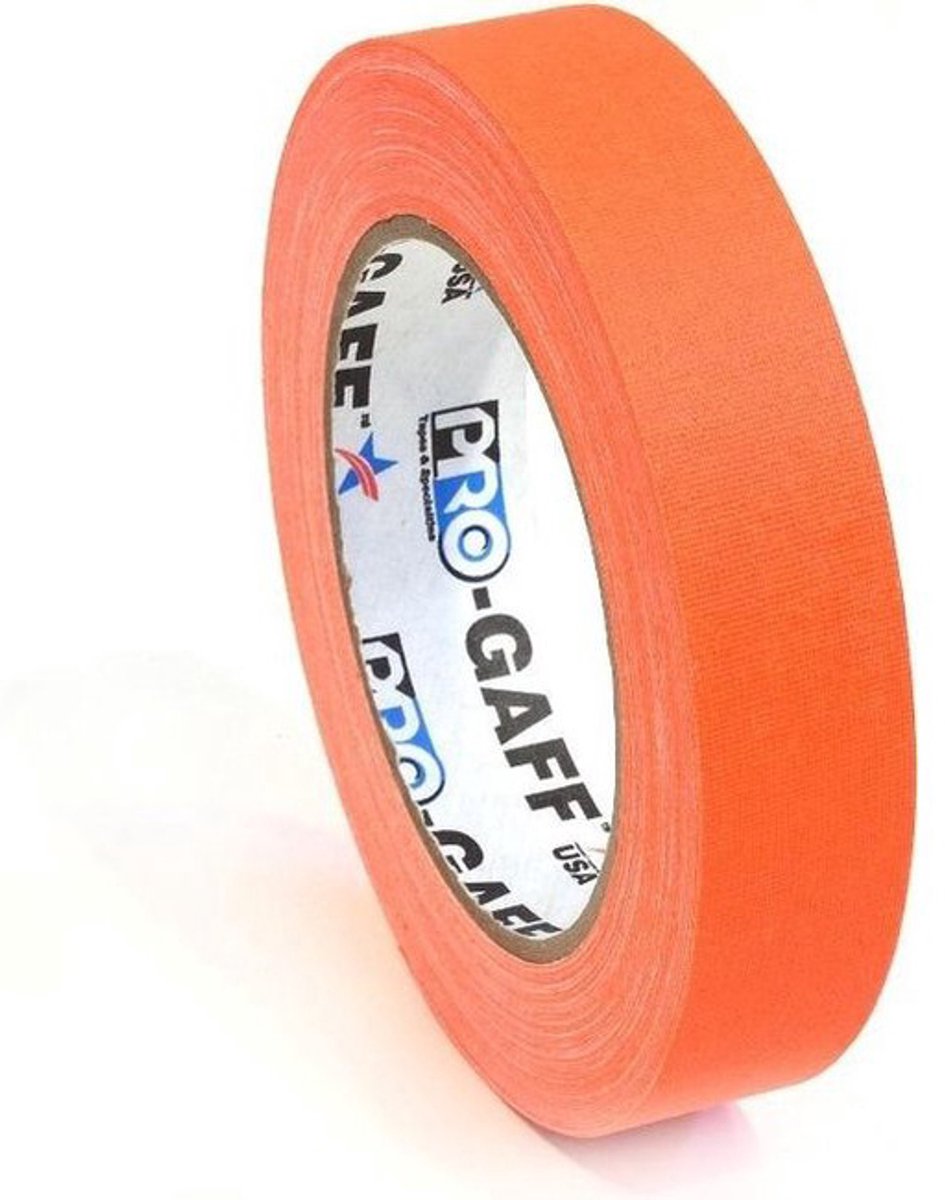 Pro Tapes Pro Gaff Fluor Gaffa Tape 24mm x 22,8m Oranje