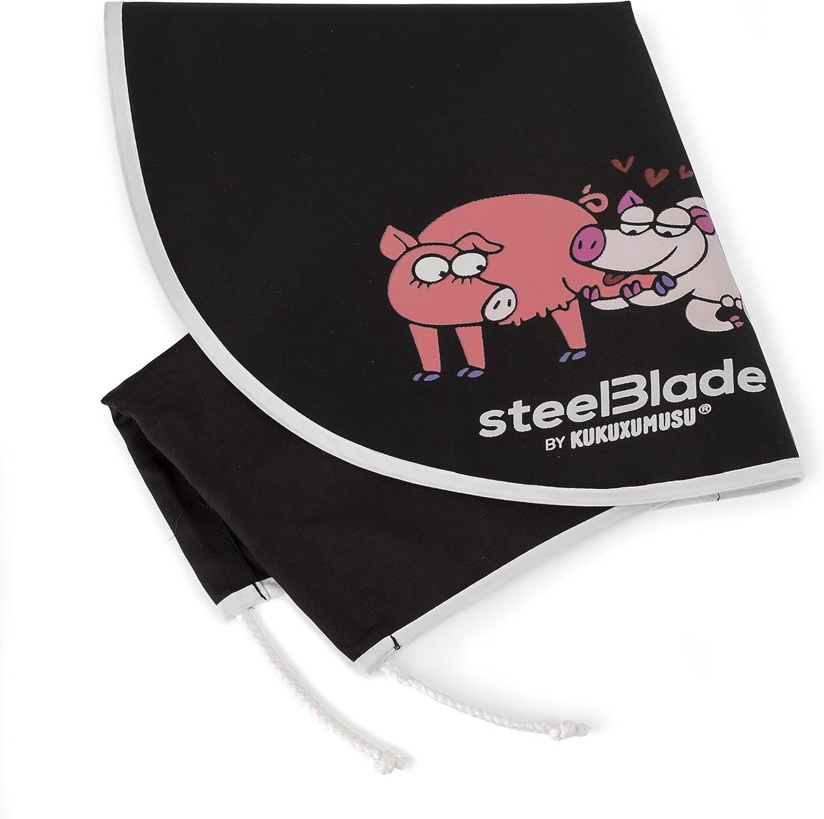 Extra Lange Ham- en Kaasplankhoes Katoen Zwarte Poot Ontwerp
