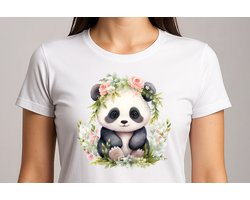 Panda Sweet Aesthetic - T Shirt - Cute - Gift - Cadeau - CuteVibes - Kawaii - Adorable - Schattig - LieveDieren - Lief - CozyVibes