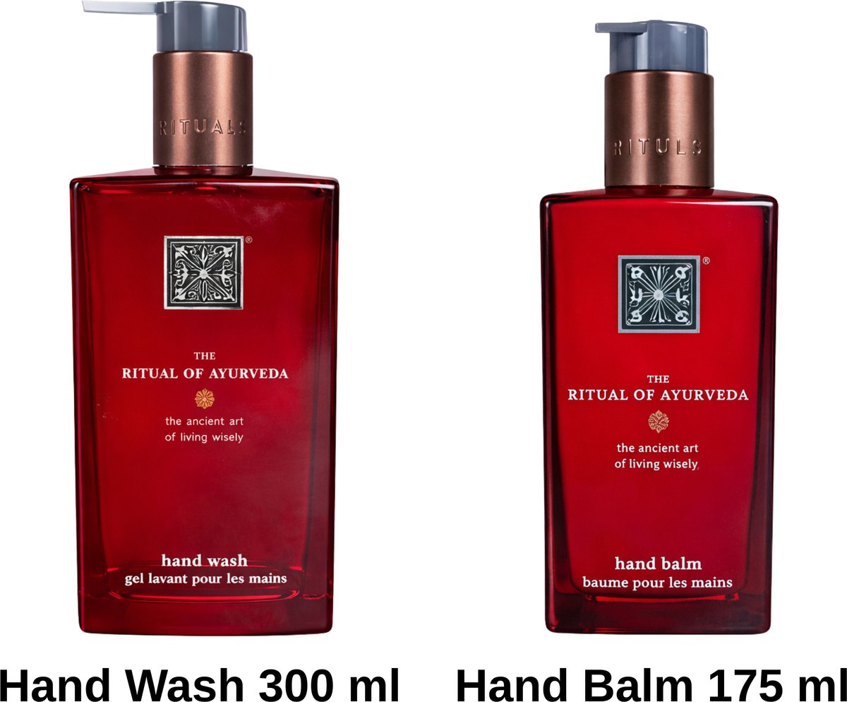Rituals - Ayurveda - Hand Wash 300 ml - Hand Balm 175 ml - New Design