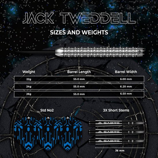 Mission Jack Tweddell 95% - Dartpijlen van Merkloos — afbeelding 2