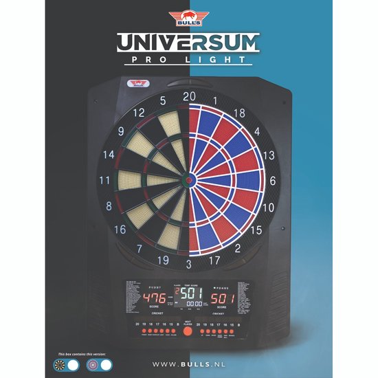 Bull's Universum Pro L Softtip Board Blue/Red van Bull's — afbeelding 4